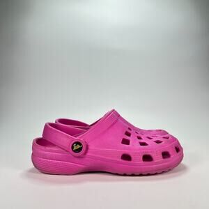 Doggers Clogs Pink Lightweight Comfortable Slip On Casual Shoes Women's Size 8